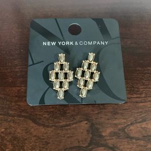 Large jeweled earrings